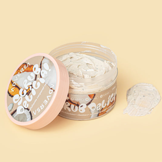Esfoliante Corporal Vegano Scrub Delícia - Coco