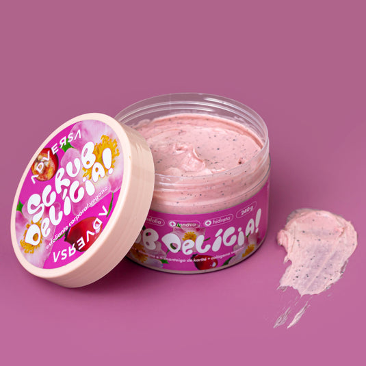 Esfoliante Corporal Vegano Scrub Delícia - Rosa