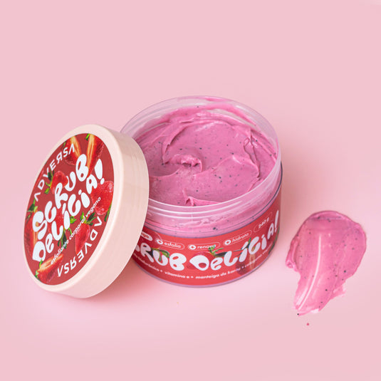 Esfoliante Corporal Vegano Scrub Delícia - Morango