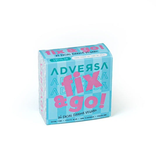 Pó Facial Fixador Vegano Fix & Go! - Incolor