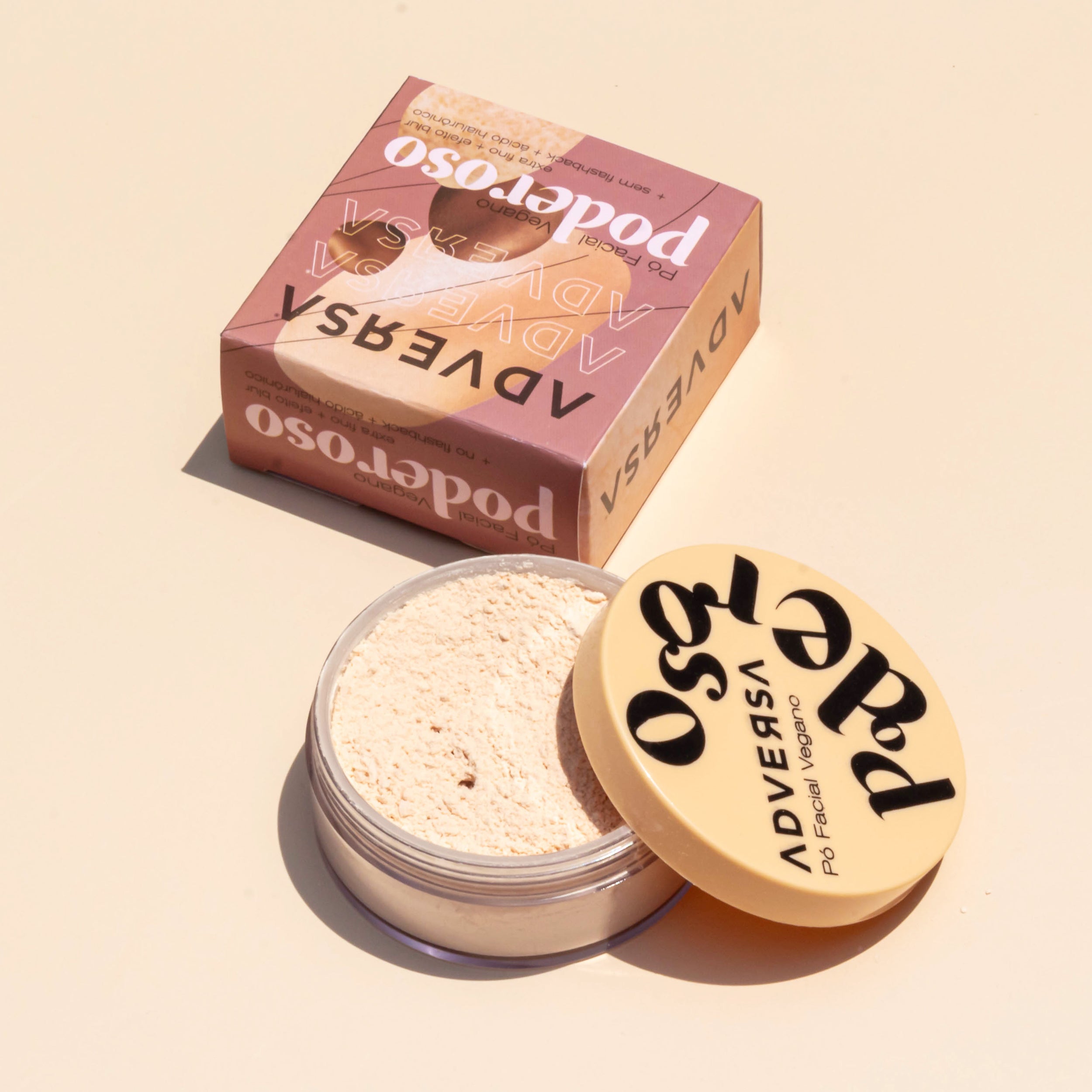 Pó Facial Vegano #Poderoso Adversa Makeup